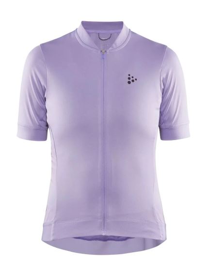 Dámský cyklodres CRAFT CORE Essence T fialová – celkový pohled na cyklistický dres.
