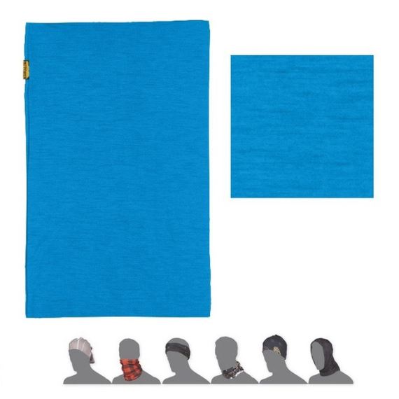 Šátek SENSOR Tube Merino Wool modrá