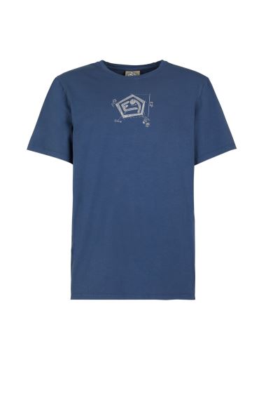 Pánské tričko E9 Project T-Shirt Man royal blue
