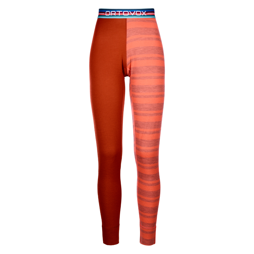 Dámské funkční spodky Ortovox W's 185 Rock'n'Wool Long Pants Coral S