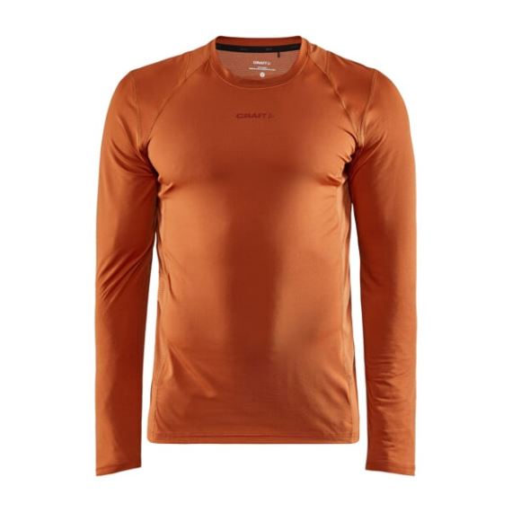 Pánské funkční tričko s dlouhým rukávem CRAFT ADV Essence LS oranžová