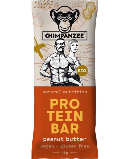 Tyčinka CHIMPANZEE Organic Protein bar Peanut Butter