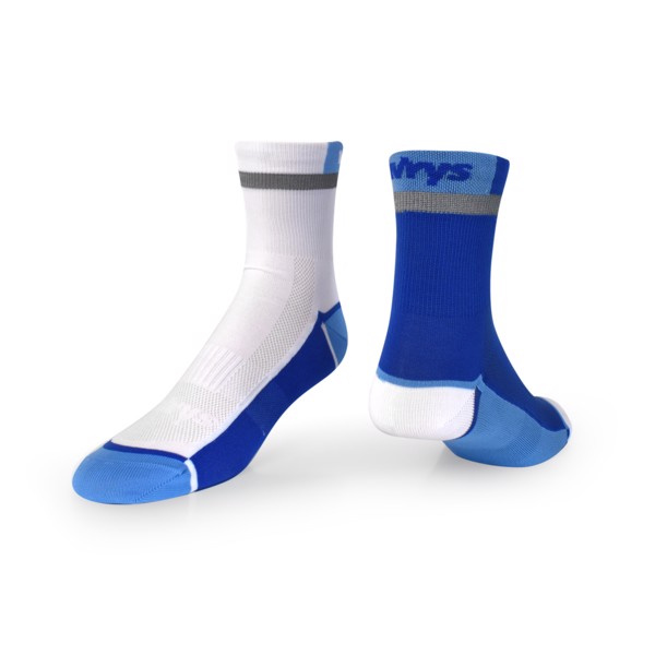 Ponožky Vavrys Trek Cyklo 2-pack modrá-bílá 46-48 EU