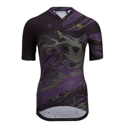 Dámský cyklistický dres Silvini Catirina Black/plum