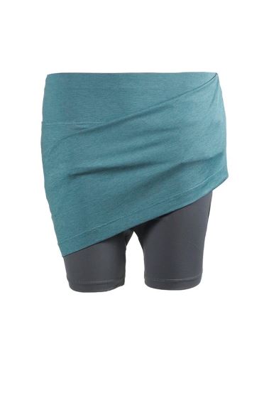 Sportovní sukně s vnitřními šortkami Skhoop Mia Knee Skort Aqua