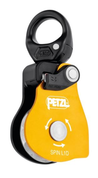 Kladka Petzl Spin L1D yellow