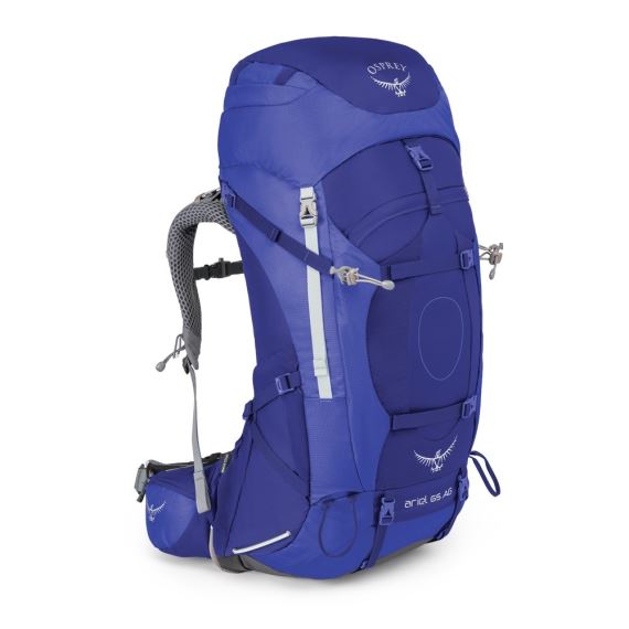 Dámský turistický batoh OSPREY Ariel AG 65L tidal blue