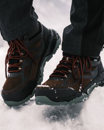 Outdoorová vysoká obuv Kilpi Piton High WP-U brown (3)