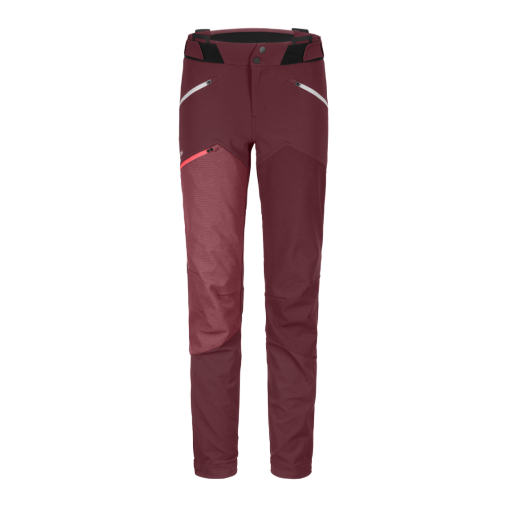 Dámské softshellové kalhoty Ortovox Westalpen Softshell Pants W winetasting L