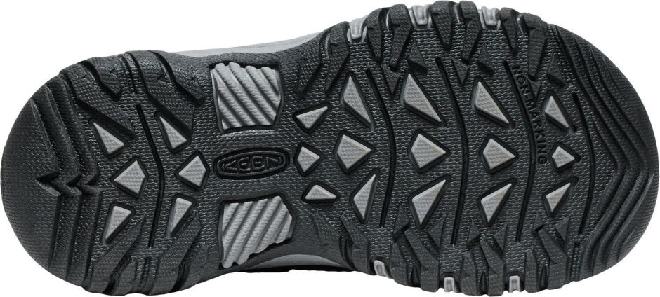 Dětská nepromokavá bota Keen Targhee IV Low WP Children black/steel grey (1)