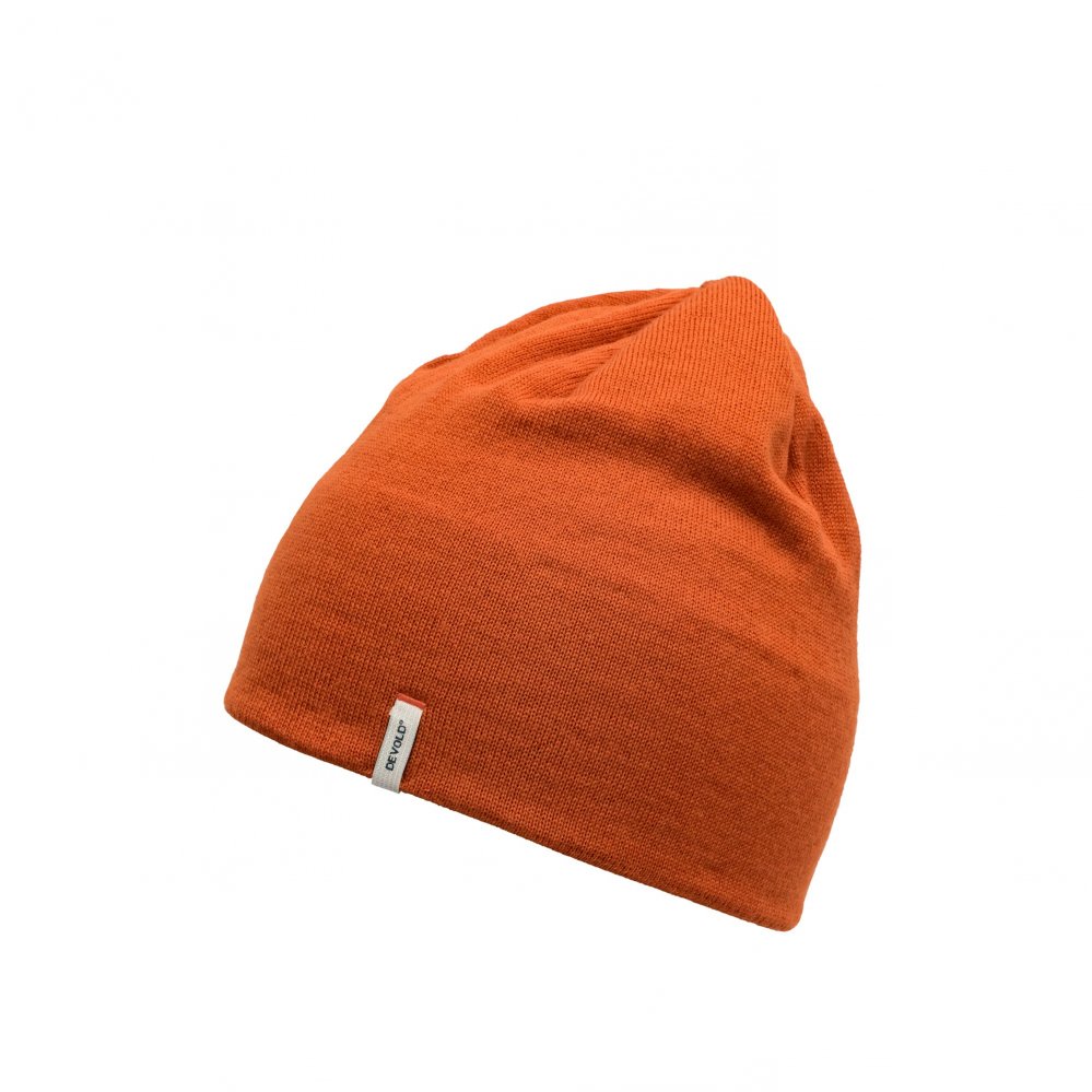 Vlněná čepice Devold Friends merino Beanie Flame