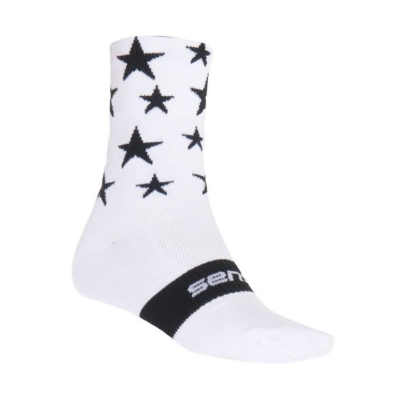 Ponožky SENSOR Stars bílá/černá