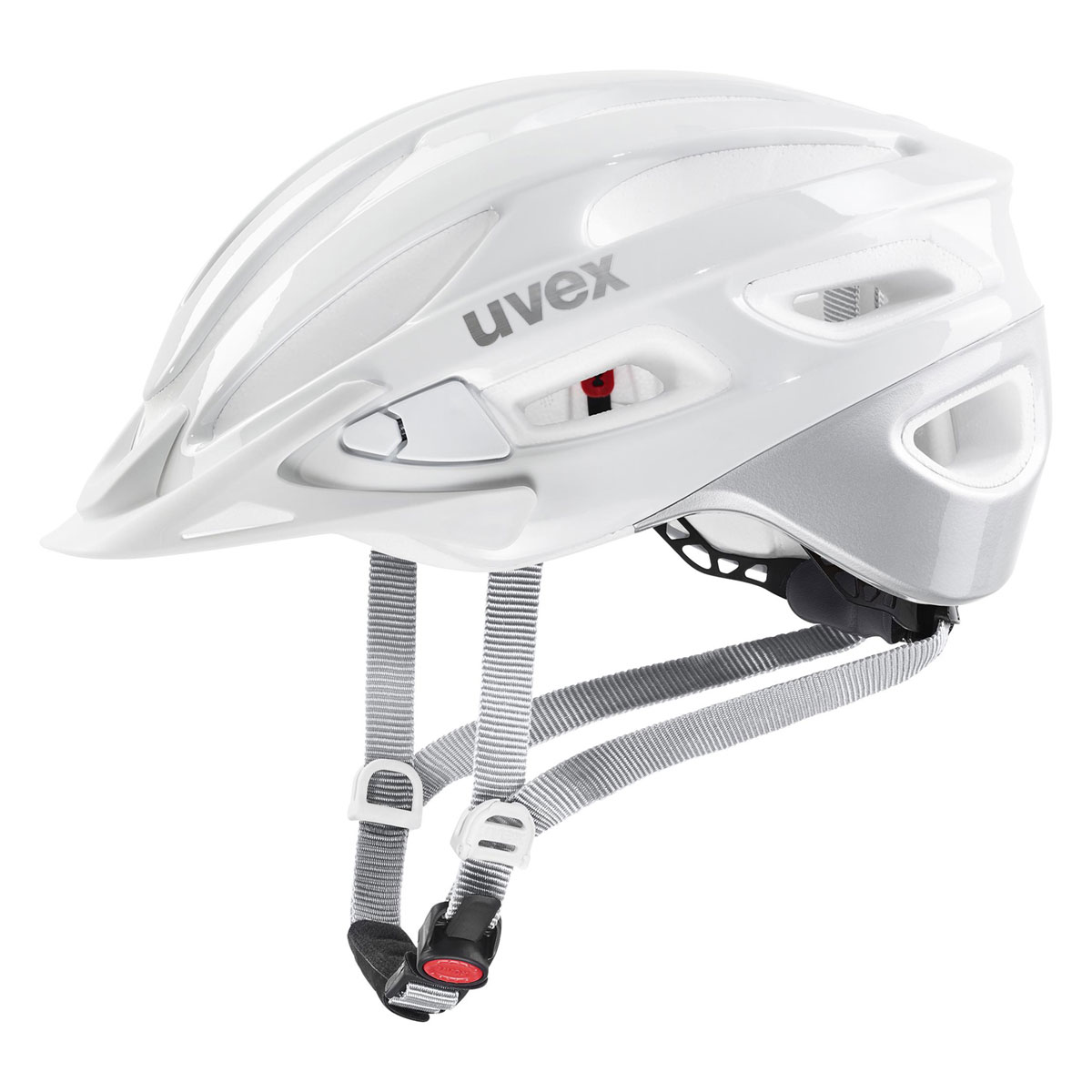 Cyklistická helma Uvex TRUE, White - Silver 52-56cm