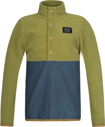 Dětská fleece mikina Hannah Mint JR olive branch/stratified sea