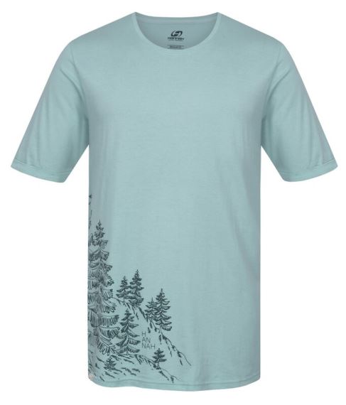 Pánské tričko s krátkým rukávem Hannah Flit harbor gray