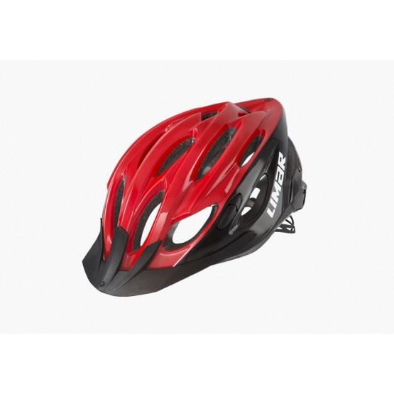 Cyklistická helma LIMAR Scrambler red black