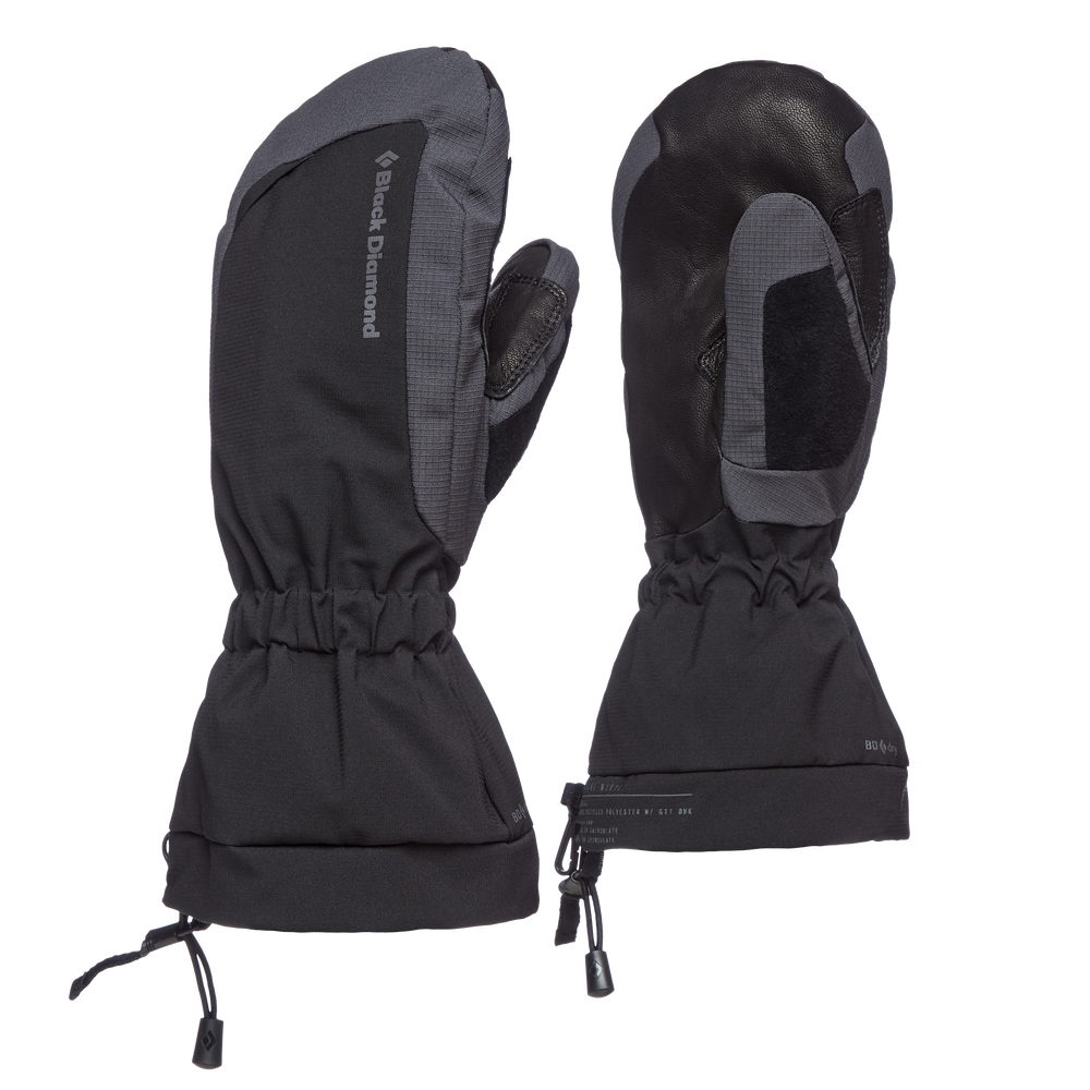Pánské lyžařské rukavice Black Diamond Glissade Mitts Black XL