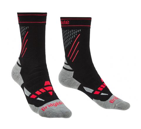 Ponožky Bridgedale Ski Nordic Race Women's black/stone/850