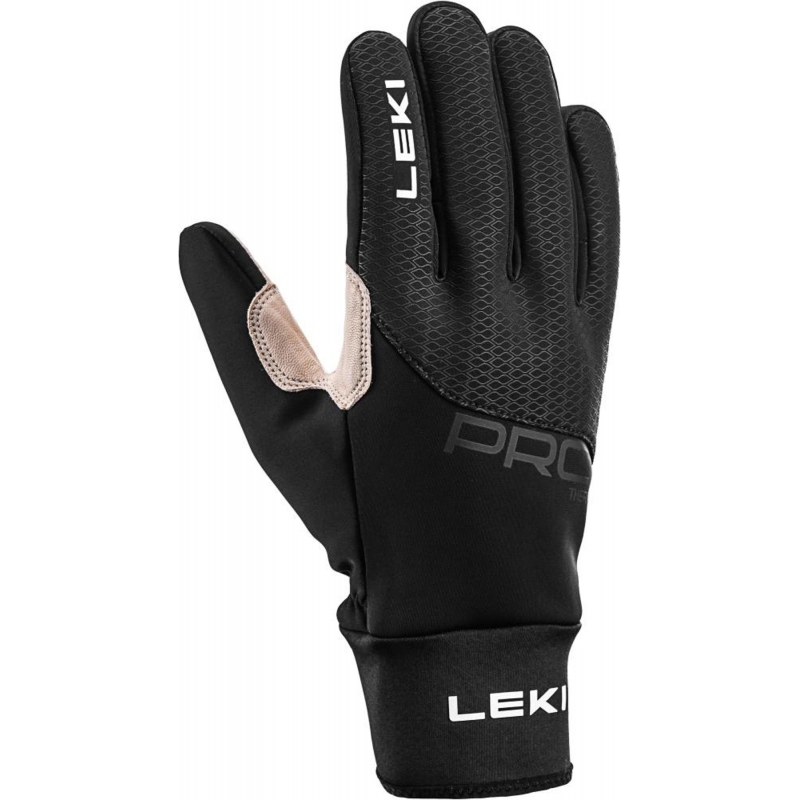 Unisex rukavice Leki PRC Premium ThermoPlus black-sand 10.0