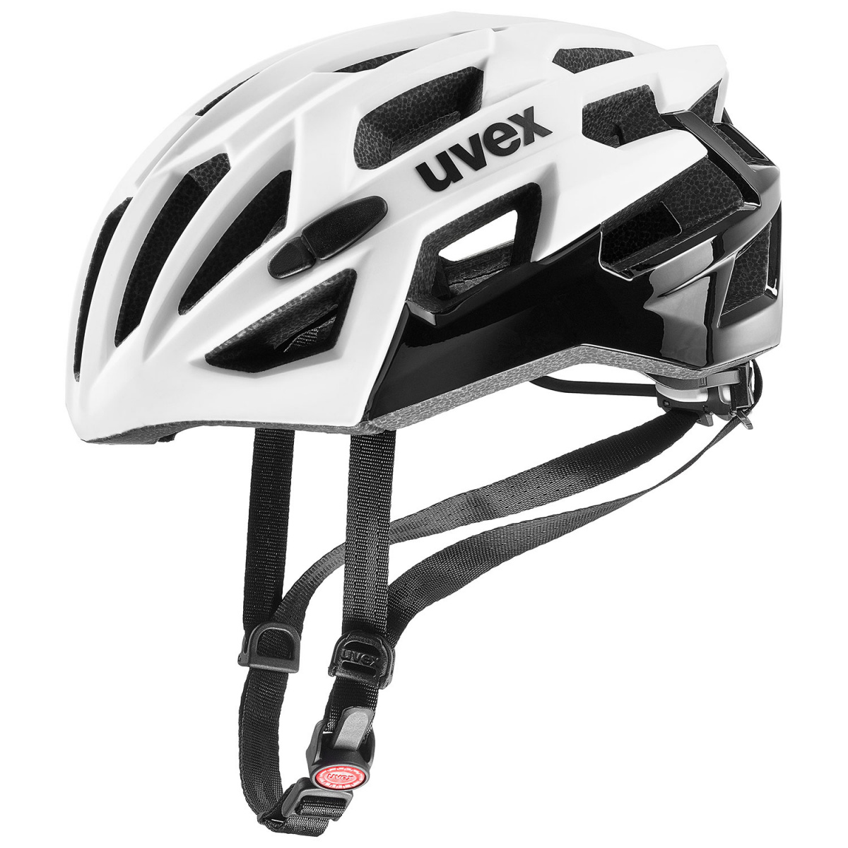 Cyklistická helma Uvex Race 7 white-black M (55 - 61cm)