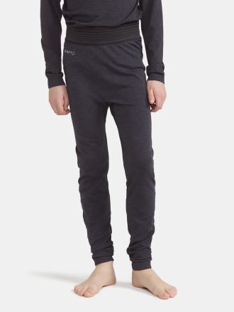Dětský funkční set Craft CORE Dry Active Comfort černá, celkový pohled na dítě v černém termo spodním prádle. (4)
