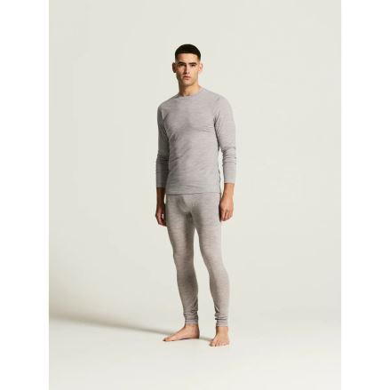 Pánské termotriko Craft Wool 95 LS grey melange (2)