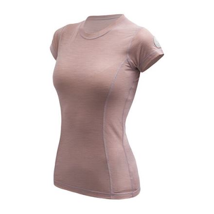 Sensor Merino Air dámské triko kr.rukáv dusty pink
