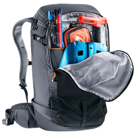 Skialpový batoh Deuter Freerider Pro 32+10 savanna-nori (7)