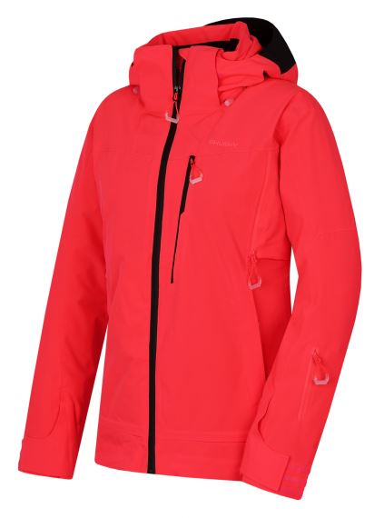 Dámská lyžařská bunda HUSKY Montry L neonově růžová
