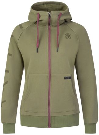 Dámská mikina Rafiki Nuria Zip burnt olive