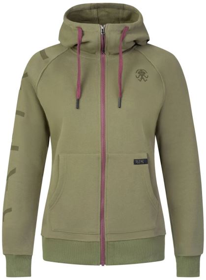 Dámská mikina Rafiki Nuria Zip burnt olive