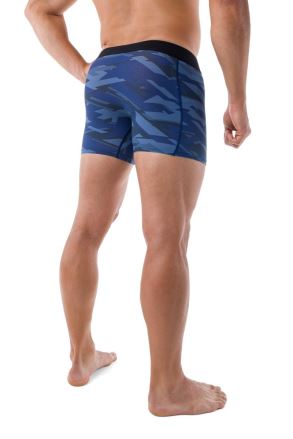 Pánské technické boxerky Kilpi 2 pack Nett-U Tmavě šedá/modrá (3)