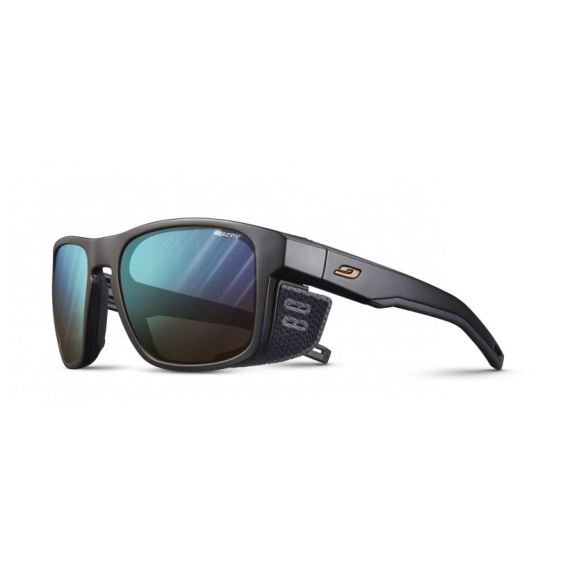 Sportovní sluneční brýle Julbo Shield Alti ARC 4+ black/black/logo orange securi