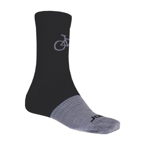 Ponožky SENSOR Tour Merino Wool černá/šedá