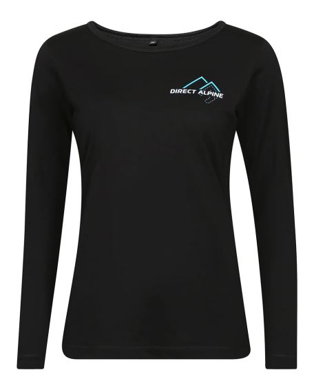 Dámské tričko Direct Alpine Furry Long Lady black (simple lines)