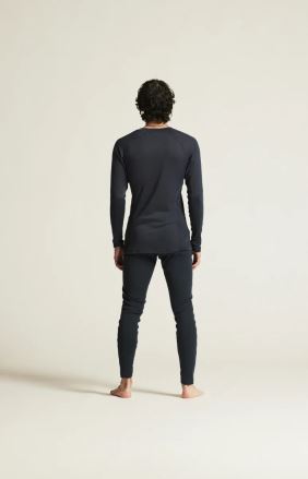 Zadní pohled na muže v Pánském funkčním setu Craft CORE Warm Baselayer modrá. (3)