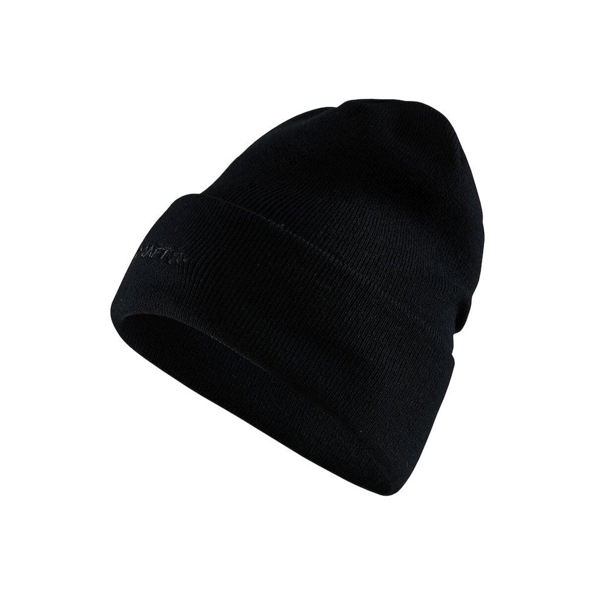 Unisex pletená čepice Craft Core Essence Beanie černá L-XL