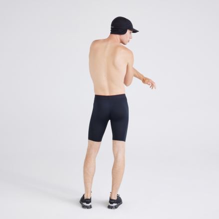 Pánské boxerky Saxx Multi-Sport Mesh Long Boxer Brief Fly Black (3)