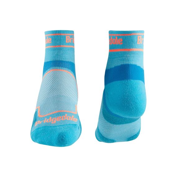 Dámské běžecké ponožky Bridgedale Trail Run UL T2 CS Low Women´s blue