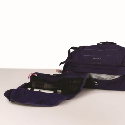 Dámská cyklistická ledvinka Osprey Raven 4L deep fig (6)