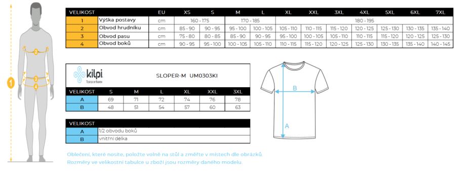 Pánské merino tričko Kilpi Sloper-M BLK (3)