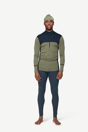 Pánské termotriko Devold Lauparen Hiking 190 na zip ink/lichen/black (1)