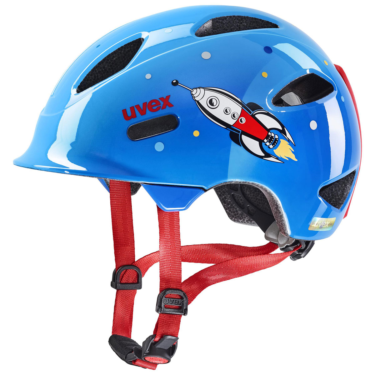Dětská cyklistická helma Uvex OYO STYLE, Blue Rocket 46-50cm