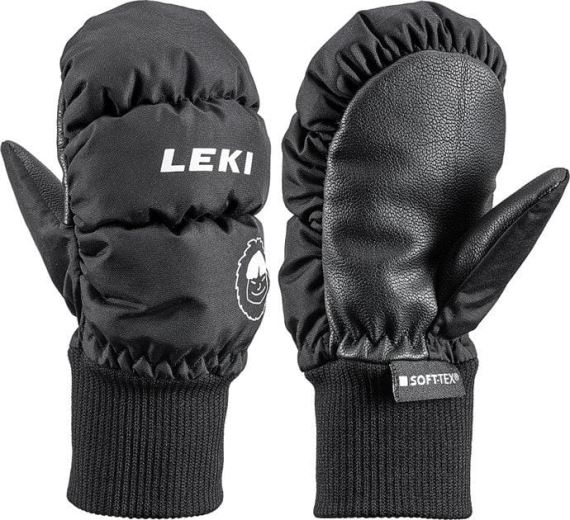 Dětské lyžařské rukavice Leki Little Eskimo Mitt Short black