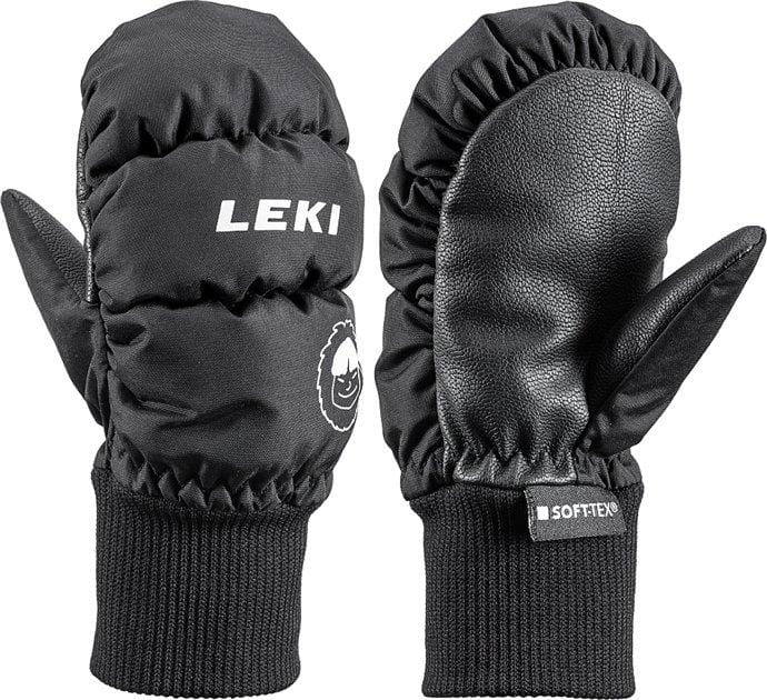 Dětské lyžařské rukavice Leki Little Eskimo Mitt Short black 5.0