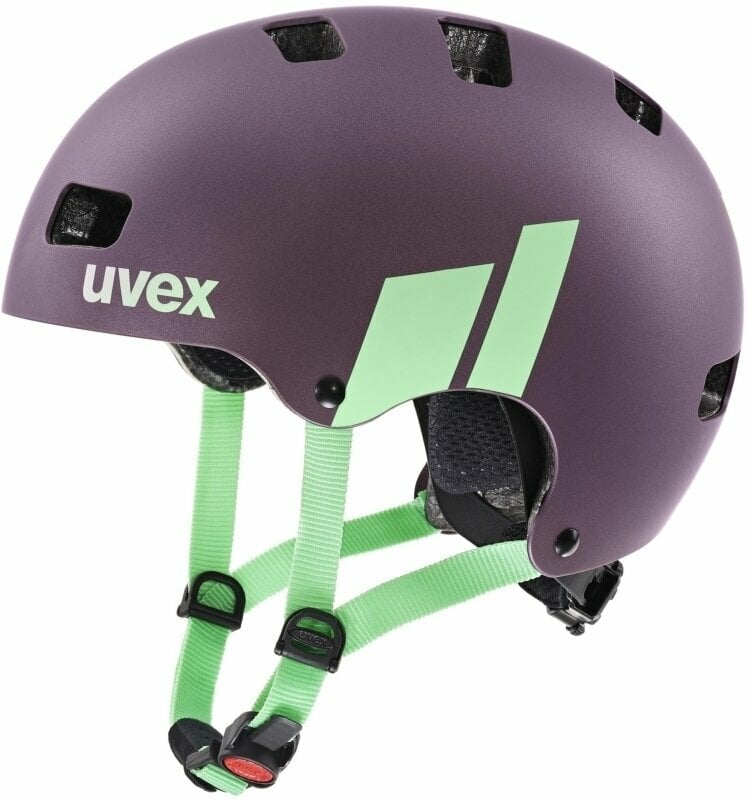 Dětská helma Uvex Kid 3 CC Plum-mint 55-58cm