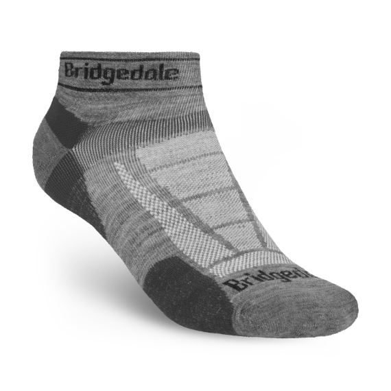 Pánské ponožky Bridgedale Trail Run Ultralight T2 Merino Sport Low Grey