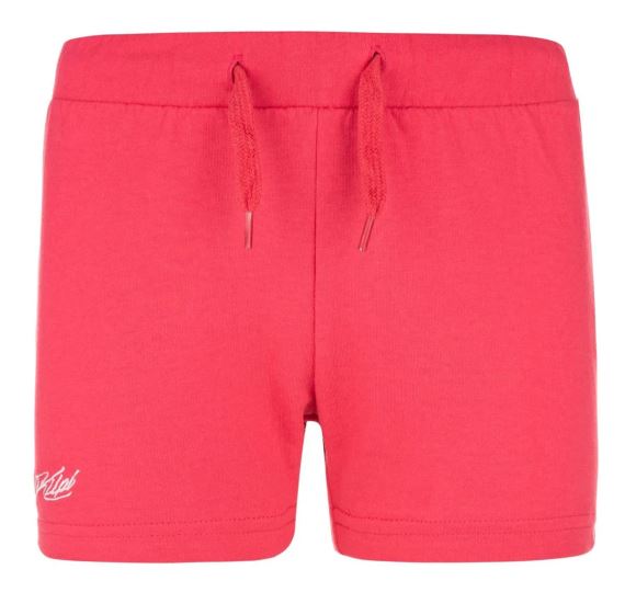 Dívčí bavlněné kraťasy Kilpi SHORTY-JG PNK
