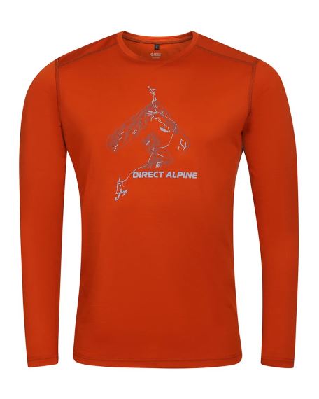Pánské tričko Direct Alpine Furry Long cinnamon (rock way)