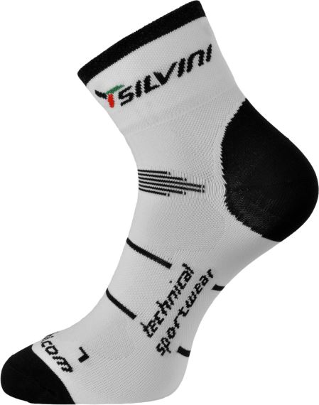 Cyklistické ponožky Silvini Orato UA445 white